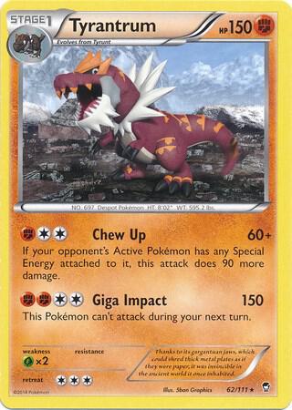 Tyrantrum - 62/111 (Cosmos Holo) 062/111 from Miscellaneous Cards & Products