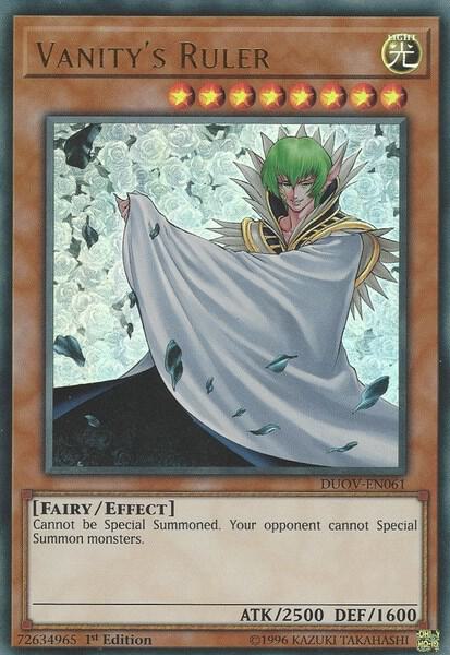vanity cards yugioh Vanity's Emptiness [Quarter Century Secret Rare] RA03-EN246 Prices | Quarter Century Bonanza Mint / near mint condition trading card YuGiOh Duel Overload Ultra Rare