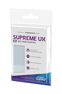 Ultimate Guard - Supreme UX 3rd Skin Standard Sleeves Transparent (50-Pack) · Ultimate Guard Card Sleeves