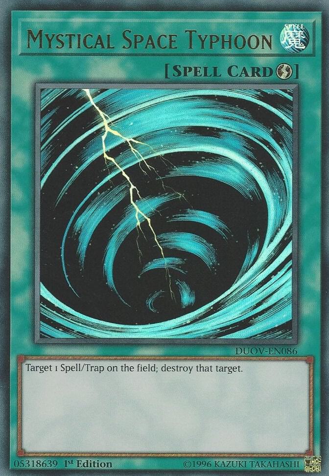 アジア版　サイクロン　Mystical Space Typhoon Mystical Space Typhoon - Duel Overload - YuGiOh - TCGplayer.com