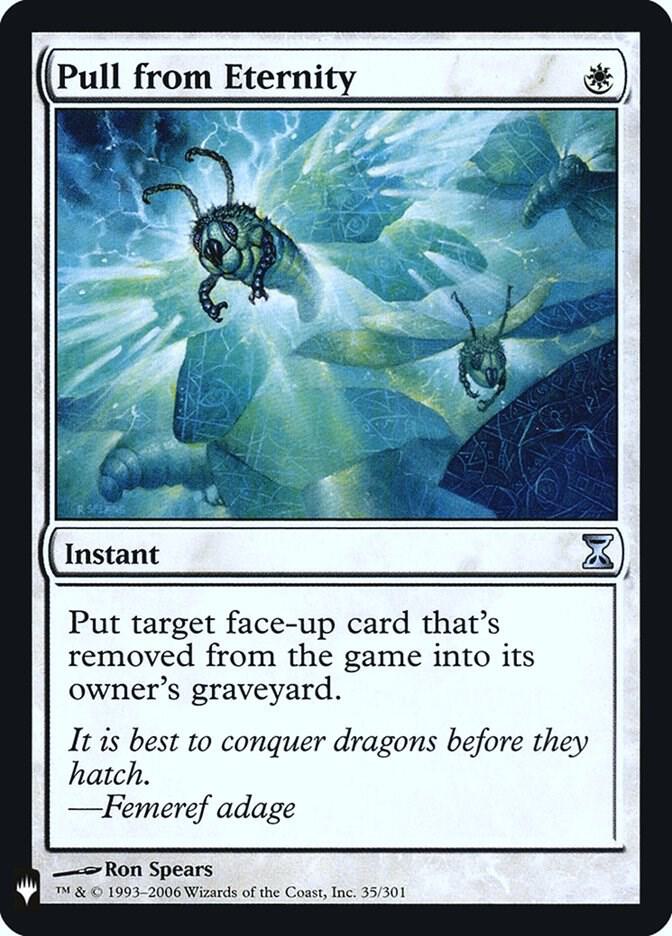 Pull from Eternity #TSP-35 — The List