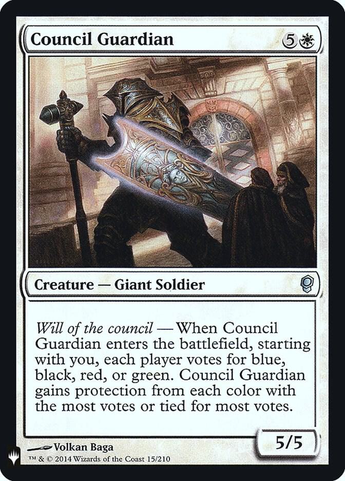 Council Guardian #CNS-15 — The List