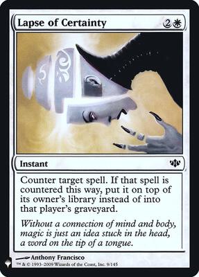 Lapse of Certainty #9 – The List Reprints (Common)