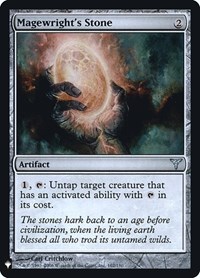 Magewright's Stone - The List Reprints - Magic: The Gathering card