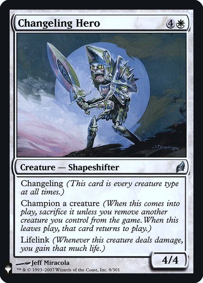 Changeling Hero #LRW-9 — The List