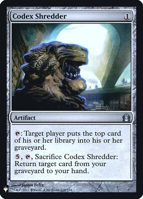 Codex Shredder #228 – The List Reprints (Uncommon)