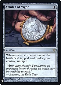 Amulet of Vigor - The List Reprints
