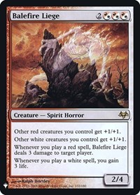 Balefire Liege (The List Reprints)