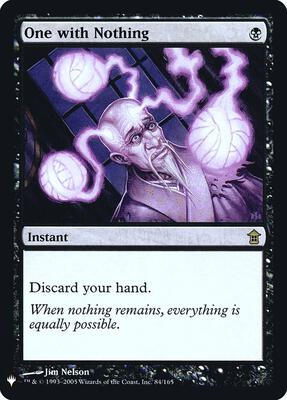 One with Nothing #84 – The List Reprints (Rare)