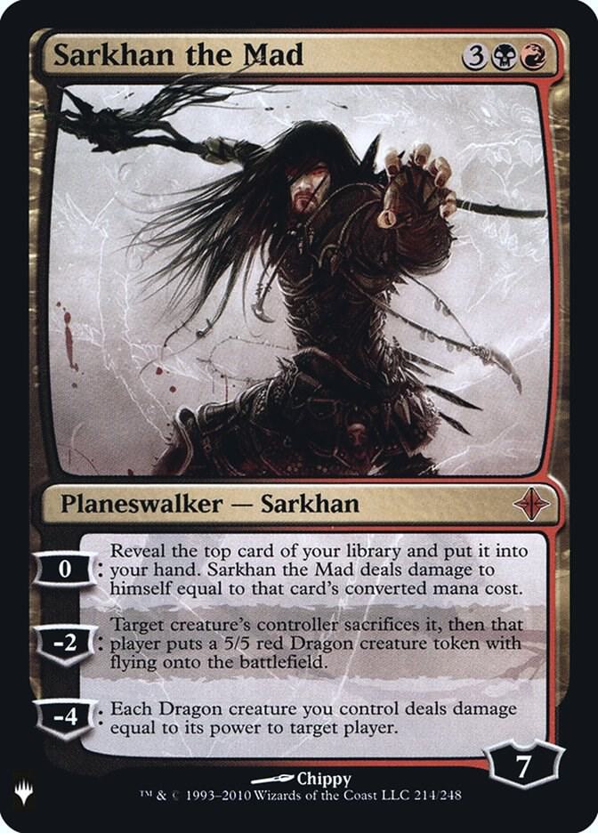 Sarkhan the Mad #ROE-214 — The List