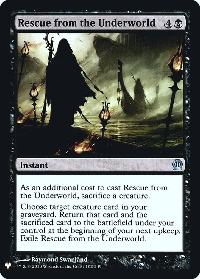 Rescue from the Underworld #THS-102 — The List