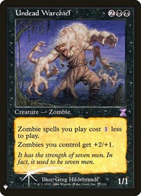 Undead Warchief (The List Reprints)