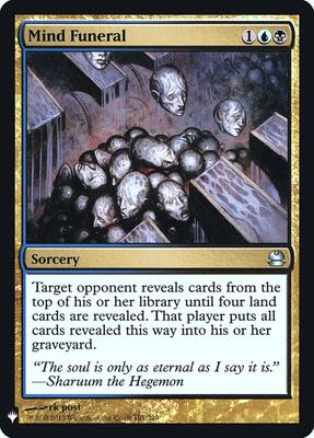 Mind Funeral #181 – The List Reprints (Uncommon)