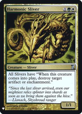 Harmonic Sliver #240 – The List Reprints (Uncommon)
