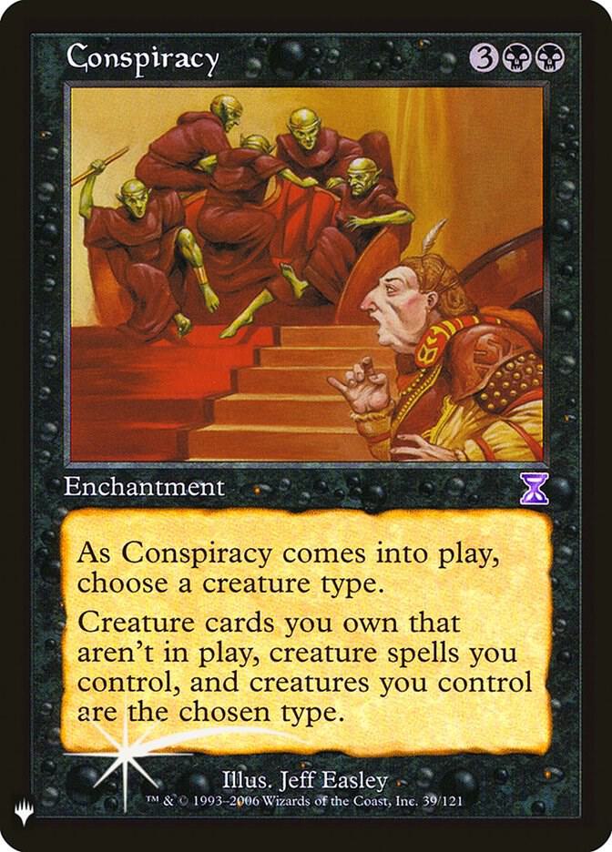Conspiracy #TSB-39 — The List