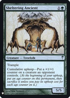 Sheltering Ancient #121 – The List Reprints (Uncommon)