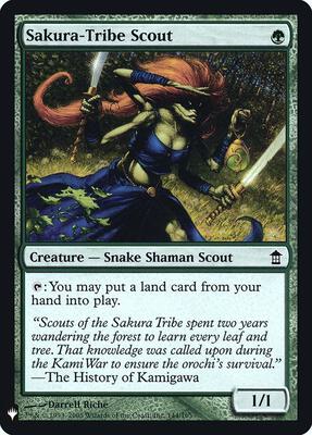 Sakura-Tribe Scout #144 – The List Reprints (Common)