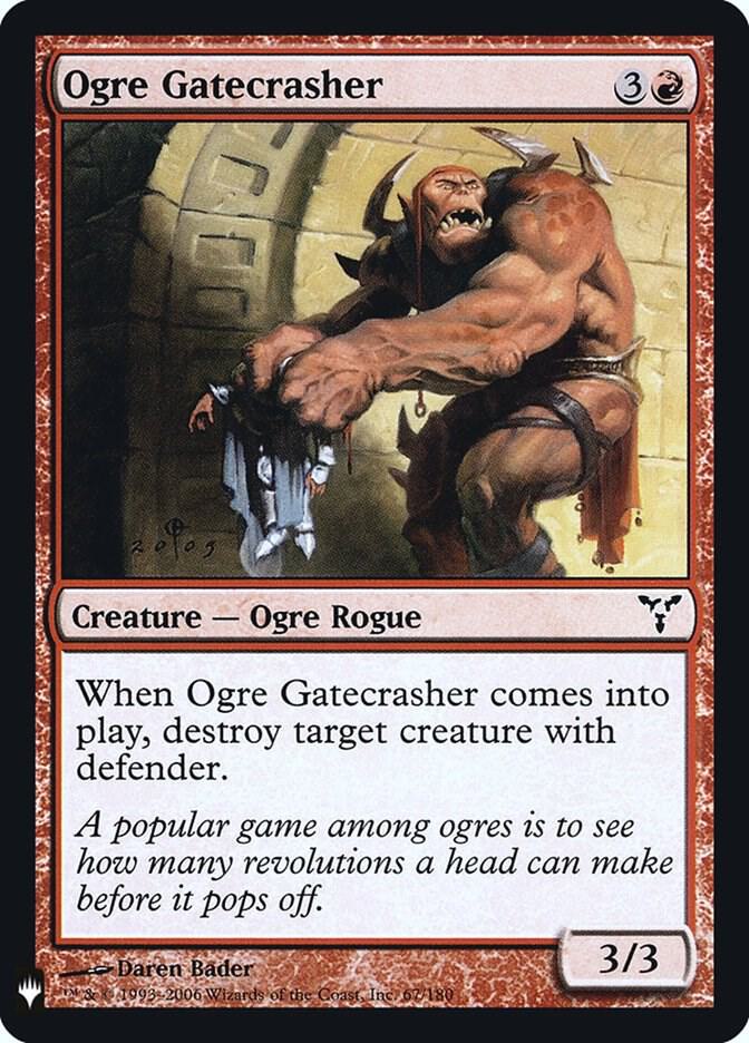 Ogre Gatecrasher #DIS-67 — The List