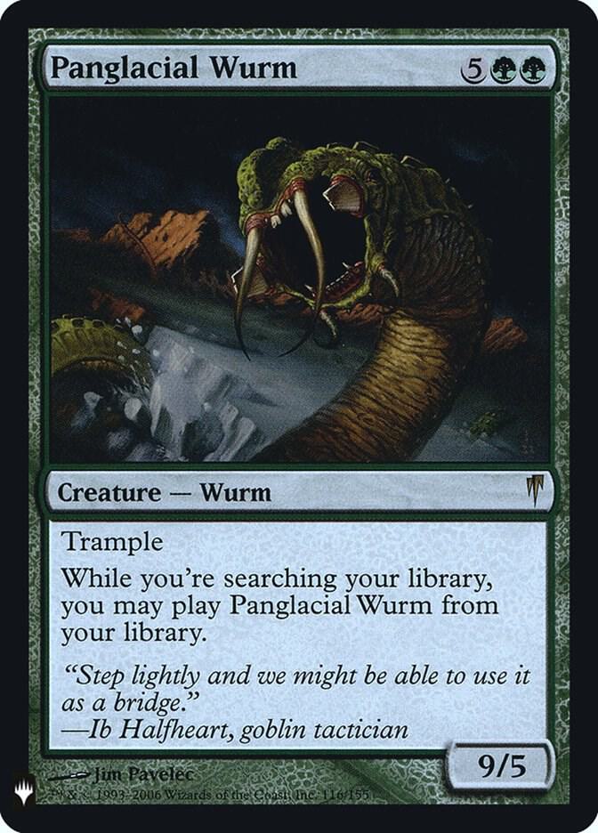 Panglacial Wurm #CSP-116 — The List