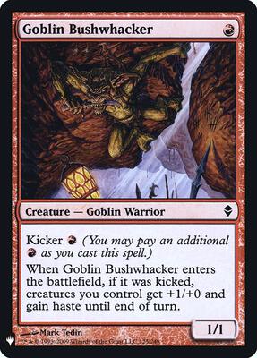 Goblin Bushwhacker #125 – The List Reprints (Common)