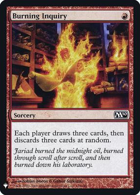 Burning Inquiry #128 – The List Reprints (Common)