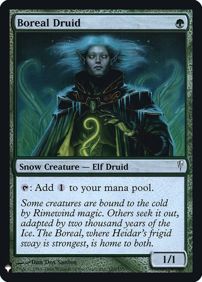 Boreal Druid #CSP-105 — The List