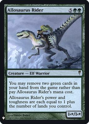 Allosaurus Rider #101 – The List Reprints (Rare)