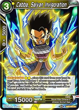 Cabba, Saiyan Invigoration #DB2-099 — Draft Box 05 - Divine Multiverse