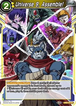 dragon ball super card game series 9 Universe 9, Assemble! - Draft Box 05 - Divine Multiverse - Dragon Ball Super:  Masters