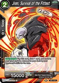 Jiren, Survival of the Fittest card art
