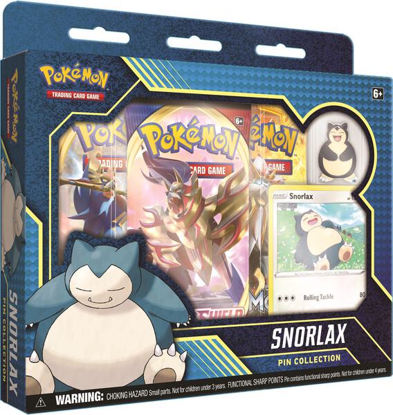 Snorlax Pin Collection - SWSH01: Sword & Shield Base Set - Pokemon