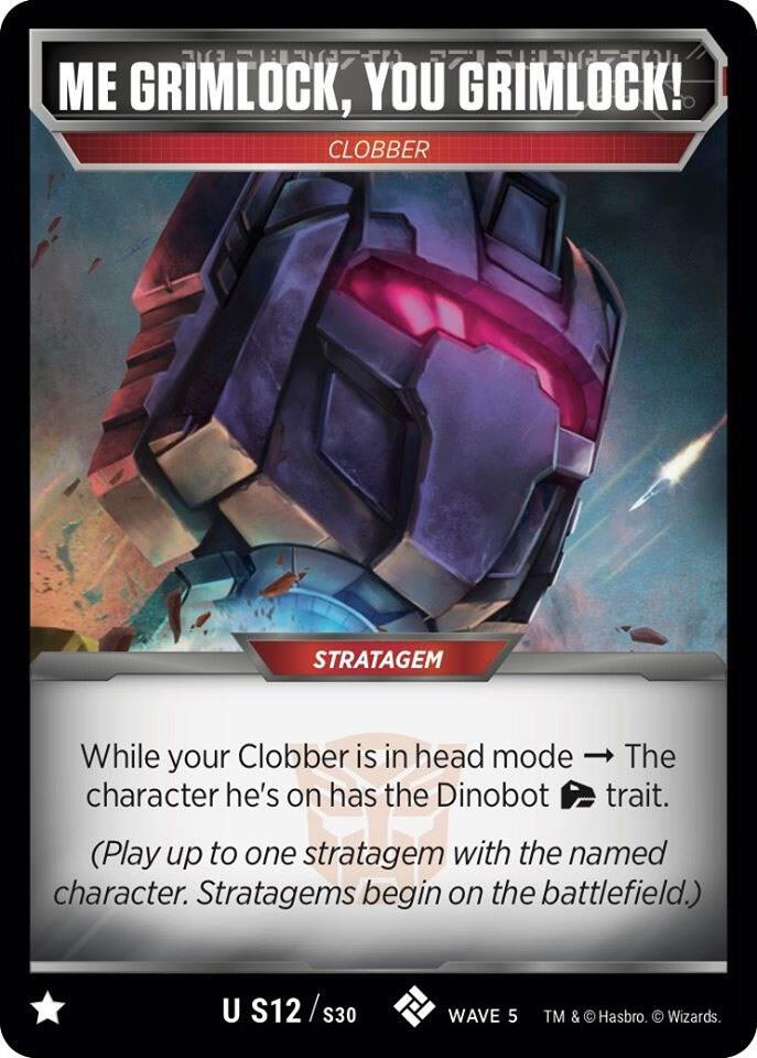 grimlock mtg card Grimlock, Dinobot Leader / Grimlock, Ferocious King #001 Foil from HasCon  2017 (H17) MTG Proxy