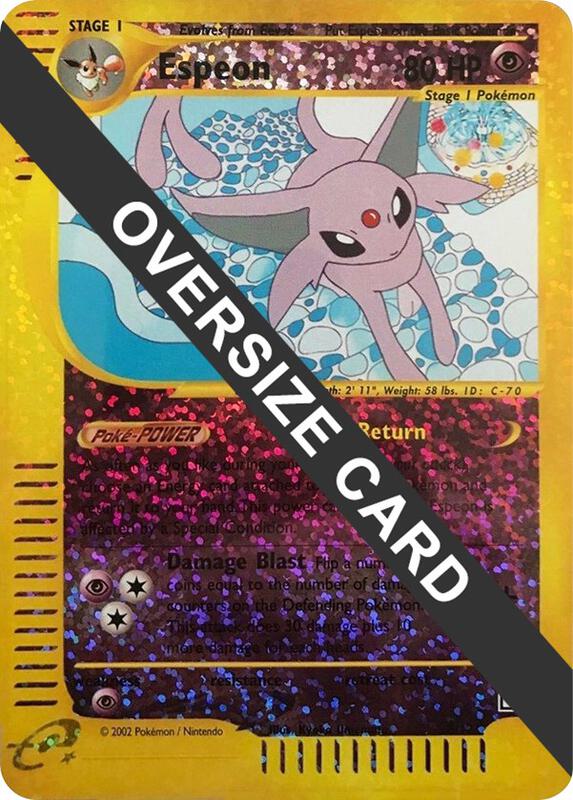 Espeon - 6/12 (Box Topper) 006/012 from Jumbo Cards