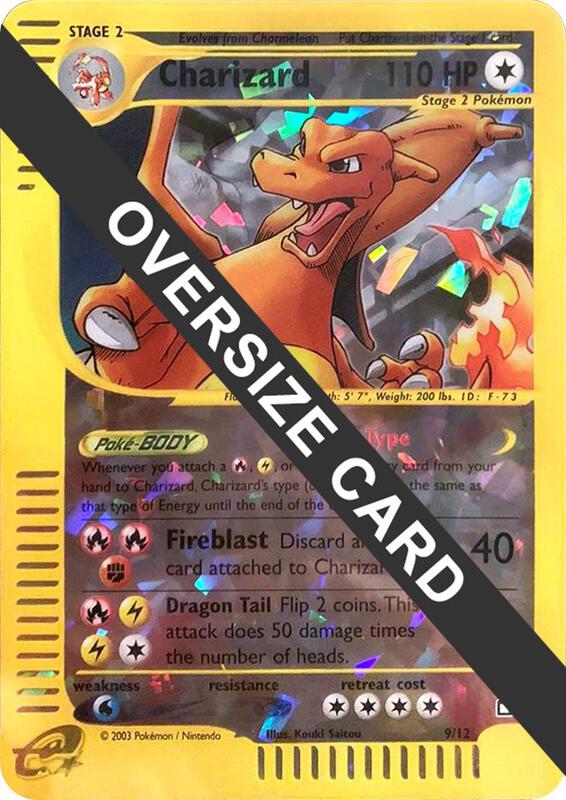Charizard - 9/12 (Box Topper) 009/012 from Jumbo Cards