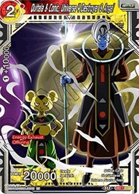 Quitela & Conic, Universe 4 Destroyer & Angel card art