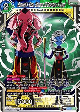 Rumsshi & Kusu, Universe 10 Destroyer & Angel #DB2-173 — Draft Box 05 - Divine Multiverse