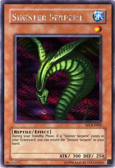 Sinister Serpent - World Championship 2004: GBA Promo - YuGiOh