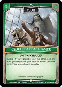 Cloudsea Beast-Tamer
