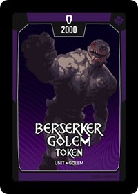 Berserker Golem Token