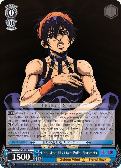Choosing His Own Path, Narancia - JoJo's Bizarre Adventure: Golden