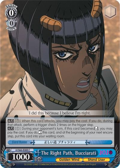 The Right Path, Bucciarati