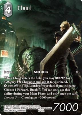Cloud - 11-127L (Full Art) - Opus XI - Final Fantasy TCG