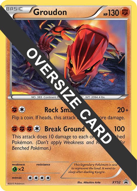 Groudon - XY52 (XY Black Star Promo) XY52 from Jumbo Cards
