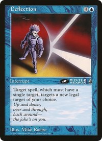 Deflection (4th Place) (Arena League) - Oversize Cards - Magic: The Gathering card