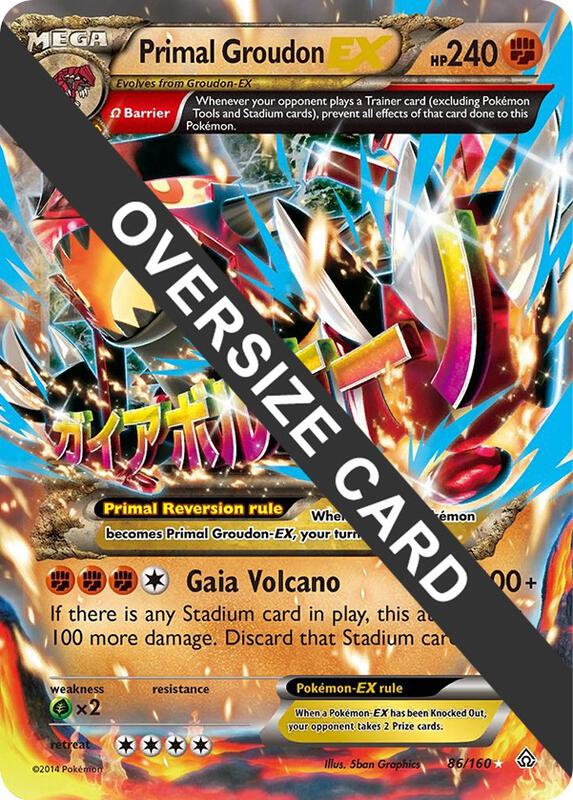 Primal Groudon EX 086/160 from Jumbo Cards