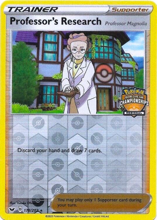 Professor's Research - 178/202 (Regional Championships) 178/202 from League & Championship Cards