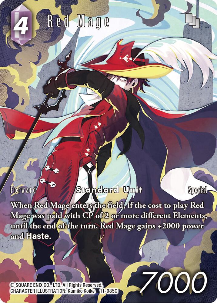 Red Mage (Full Art) - Opus XI - Final Fantasy TCG - TCGplayer.com