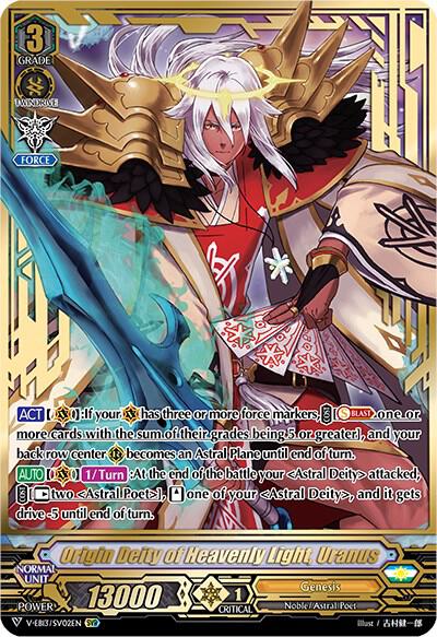 Origin Deity of Heavenly Light, Uranus (SVR)