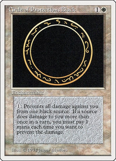 Circle of Protection Black