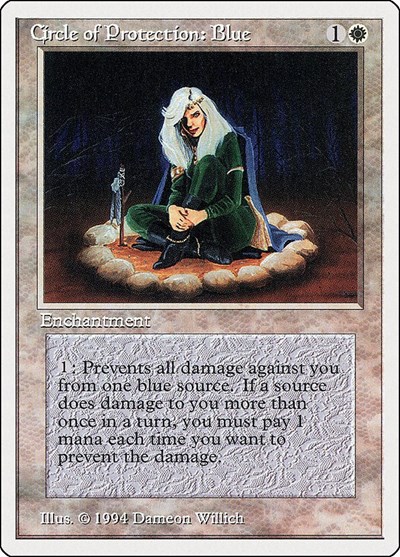 Circle of Protection Blue